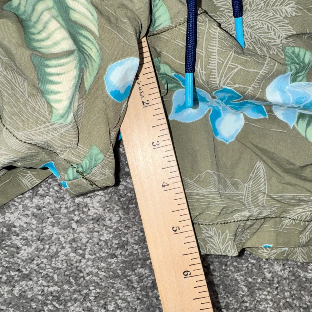 Tommy Bahama Naples Viejo Voyage Swim Trunks Mens Floral Green Blue XL NEW